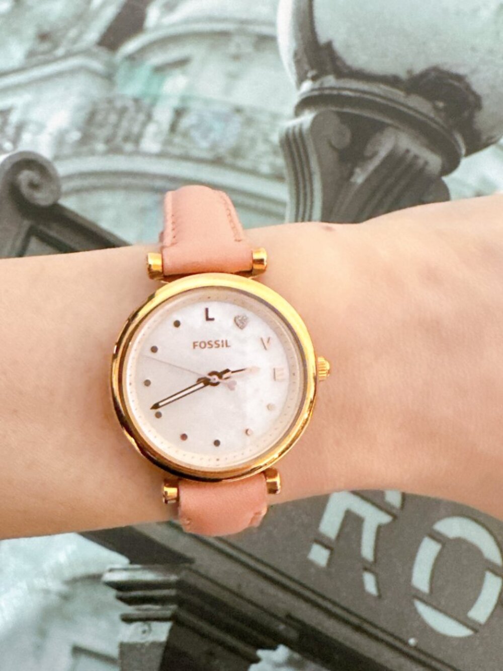 Fossil ES5064 Carlie Mini Pink Watch For Women